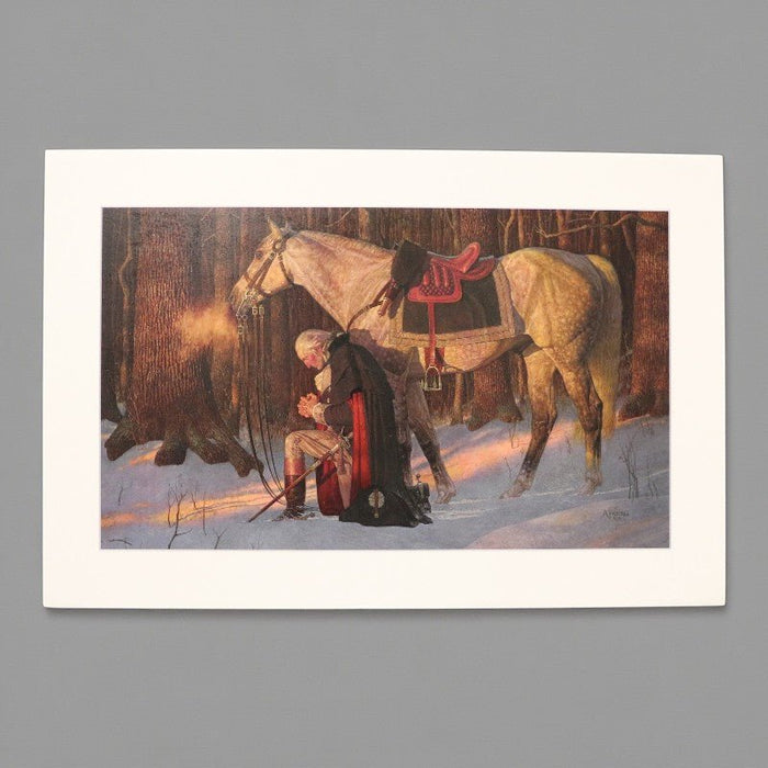 George Washington’s Prayer at Valley Forge – Foam Canvas Print - The Shops at Mount Vernon