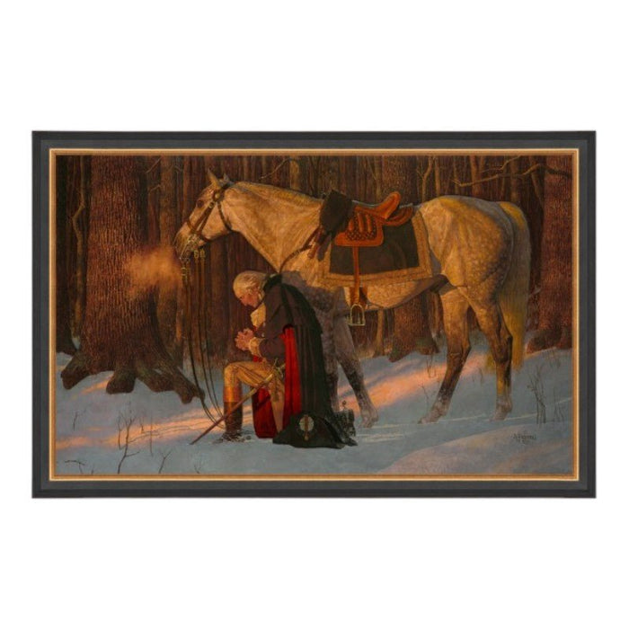 George Washington’s Prayer at Valley Forge – Foam Canvas Print - The Shops at Mount Vernon