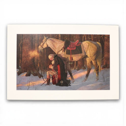 George Washington’s Prayer at Valley Forge – Foam Canvas Print - The Shops at Mount Vernon