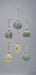 Glass Forest Ball Ornaments - Set of 6 - The Shops at Mount Vernon