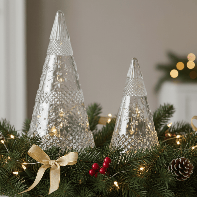 Glass Snowflake Christmas Tree - The Shops at Mount Vernon