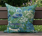 Herbal Green Gardens of Chinoiserie Pillow - The Shops at Mount Vernon