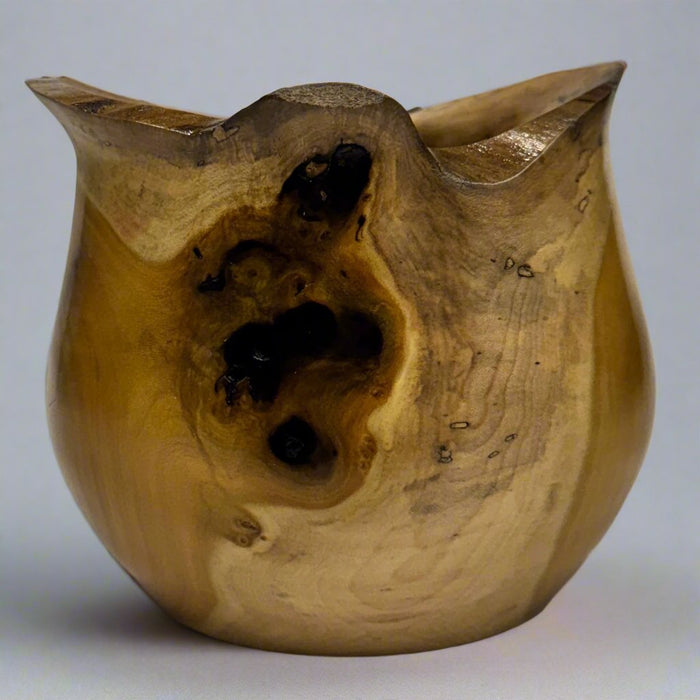 Historic Tulip Polar Wood Bowl #004 - The Shops at Mount Vernon