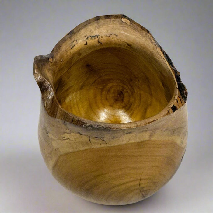 Historic Tulip Polar Wood Bowl #004 - The Shops at Mount Vernon