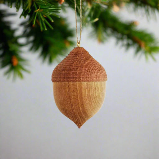 Historic Wood Acorn Ornament - The Shops at Mount Vernon