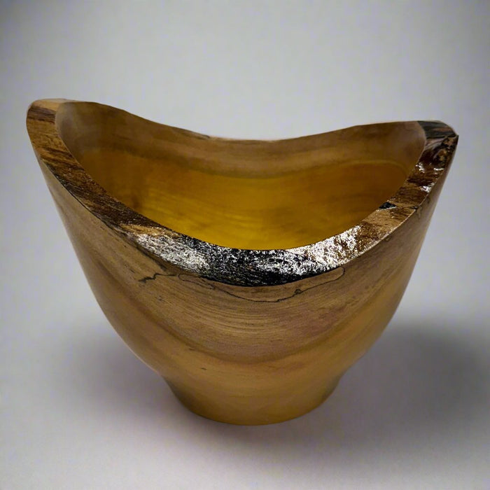 Historic Wood Bowl - Tulip Poplar - #008 - The Shops at Mount Vernon