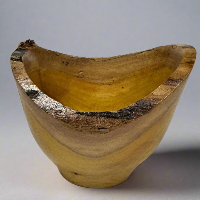 Historic Wood Bowl - Tulip Poplar - #008 - The Shops at Mount Vernon