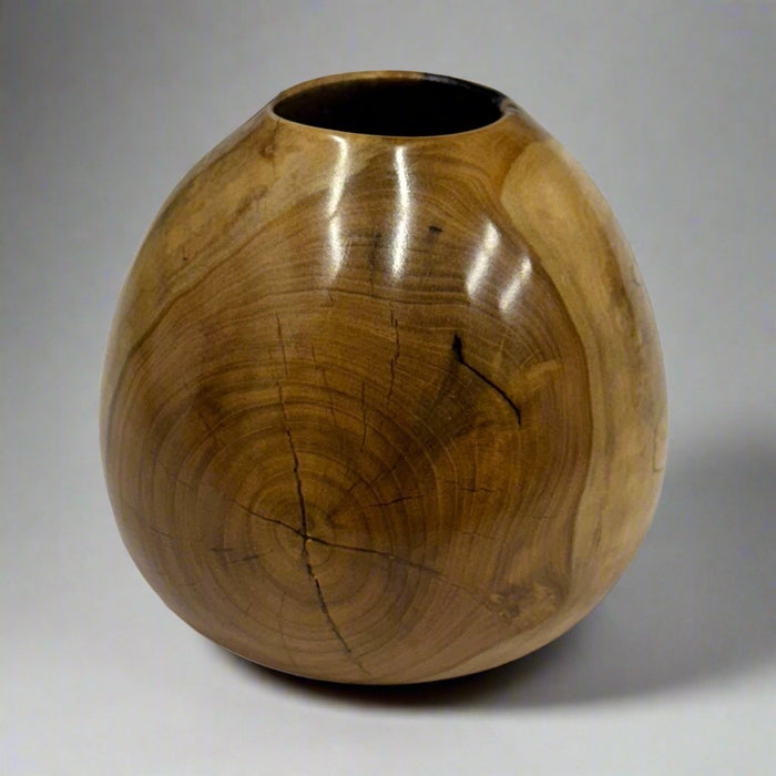 Historic Wood Vase #001 - Decorate Use Only - The Shops at Mount Vernon