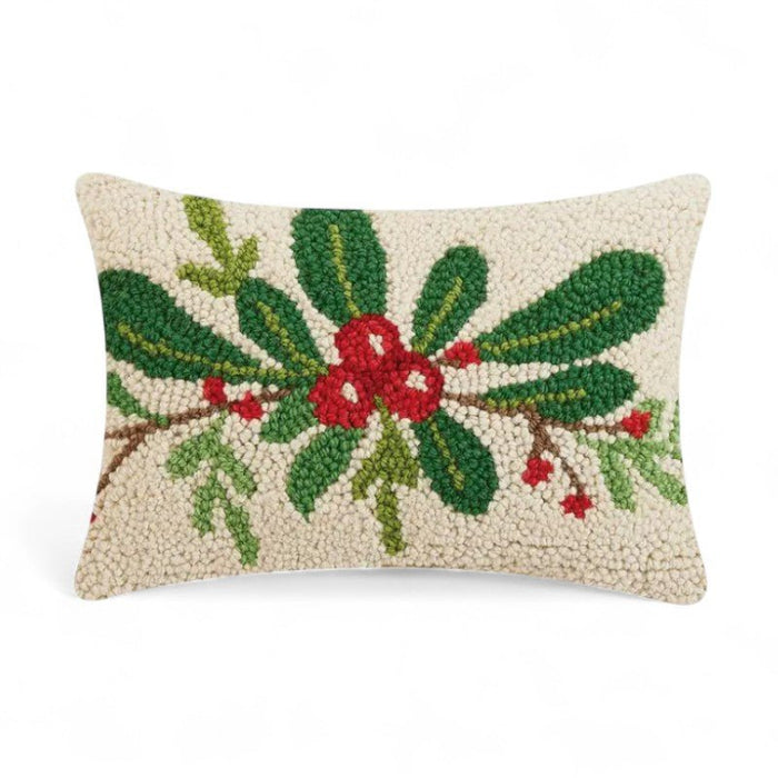 Holiday Foliage Hook Pillow - The Shops at Mount Vernon