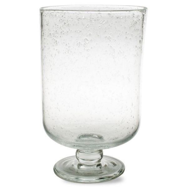 Hurricane Candle Holder - Bubble Glass Vase - The Shops at Mount Vernon