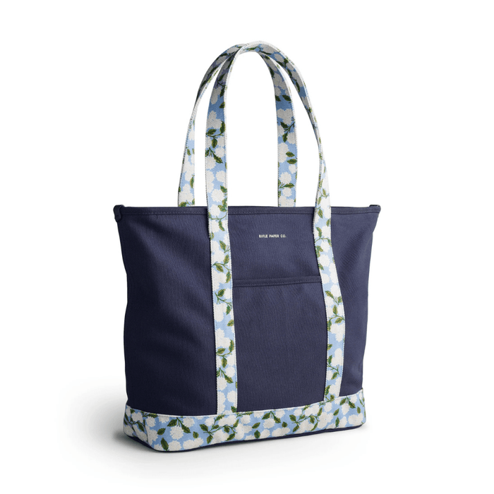 Hydrangea Canvas Carry - All Tote - The Shops at Mount Vernon