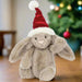 Jellycat Bashful Christmas Bunny - The Shops at Mount Vernon