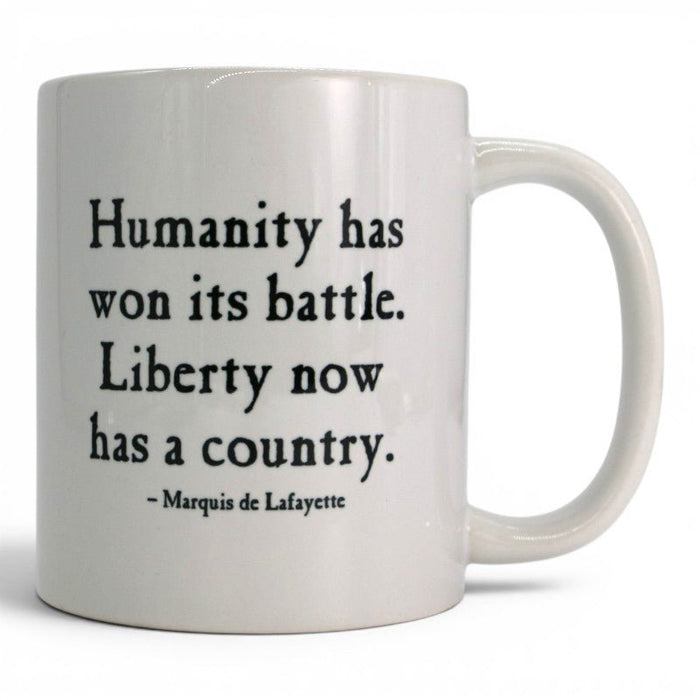 Lafayette Humanity Quote Mug - The Shops at Mount Vernon