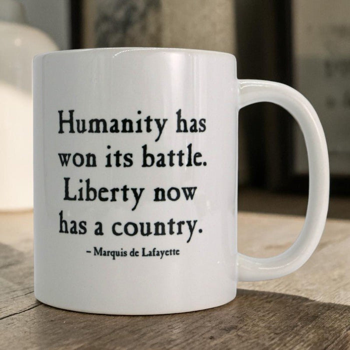 Lafayette Humanity Quote Mug - The Shops at Mount Vernon