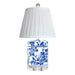 Lamp B/W Floral crystal base - The Shops at Mount Vernon