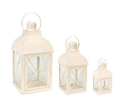 Lanterns - Cream Lanterns - The Shops at Mount Vernon