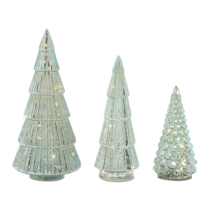 LED Glass Tree - Assorted Sizes - The Shops at Mount Vernon