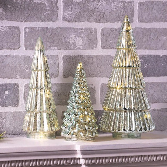LED Glass Tree - Assorted Sizes - The Shops at Mount Vernon