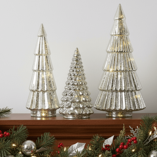 LED Glass Tree - Assorted Sizes - The Shops at Mount Vernon