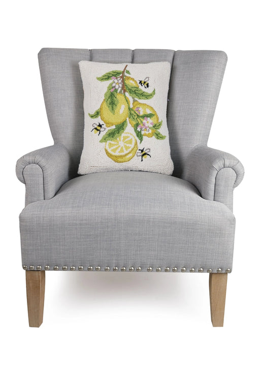 Lemon and Bees Accent Pillow - The Shops at Mount Vernon