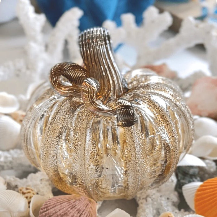 Luke Adams Cinnamon Sugar Glass Pumpkins - Assorted Sizes - The Shops at Mount Vernon