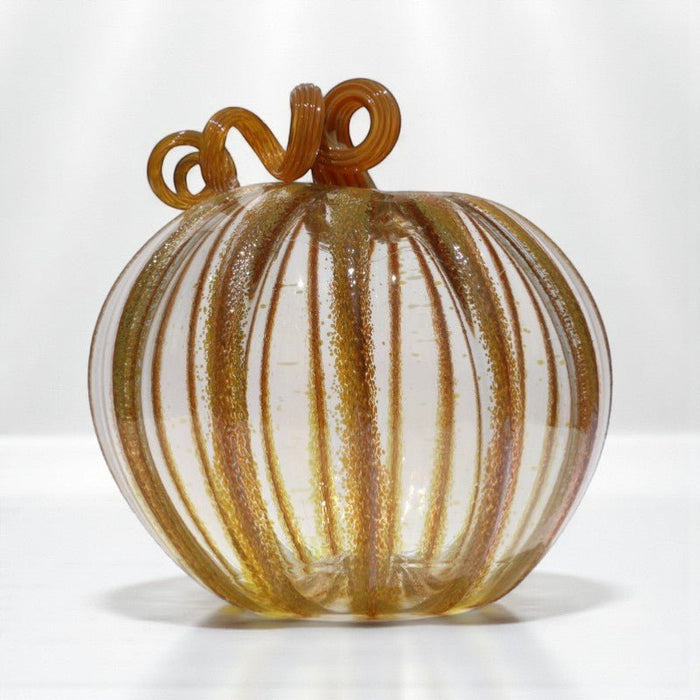 Luke Adams Cinnamon Sugar Glass Pumpkins - Assorted Sizes - The Shops at Mount Vernon