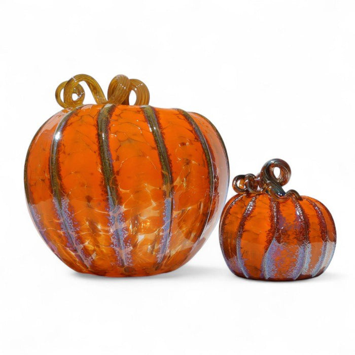 Luke Adams Maple Glaze Glass Pumpkins - Assorted Sizes - The Shops at Mount Vernon