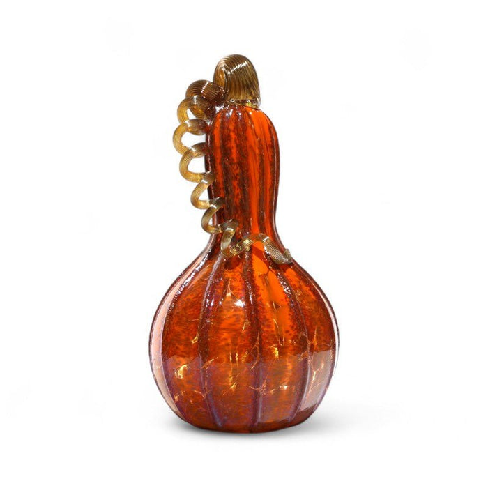 Luke Adams Maple Glaze Glass Pumpkins - Assorted Sizes - The Shops at Mount Vernon