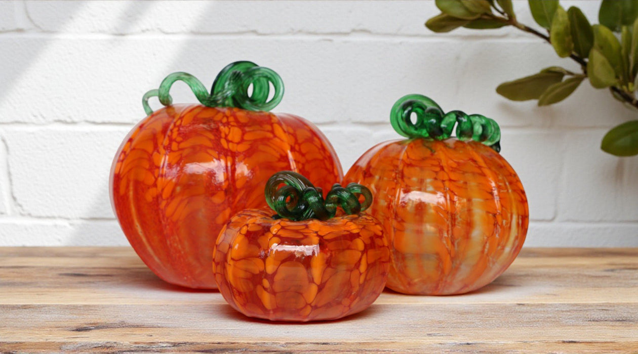 Luke Adams Orange Foliage Pumpkin - Assorted Sizes - The Shops at Mount Vernon