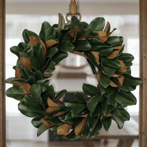 Magnolia Leaf Wreath 24" - The Shops at Mount Vernon