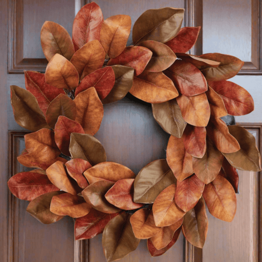 Magnolia Leaf Wreath – 24" - The Shops at Mount Vernon