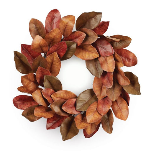 Magnolia Leaf Wreath – 24" - The Shops at Mount Vernon