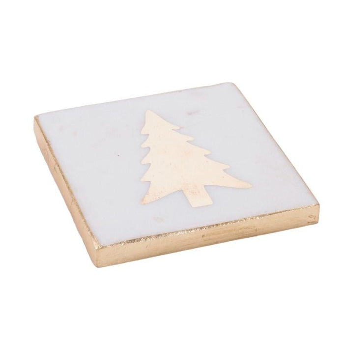 Marble Tree Coasters – Set of 4 - The Shops at Mount Vernon