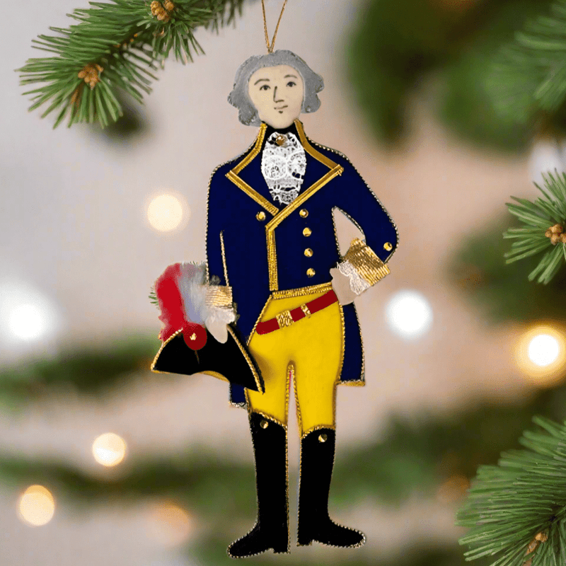 Marquis de Lafayette Ornament St. Nicolas - The Shops at Mount Vernon