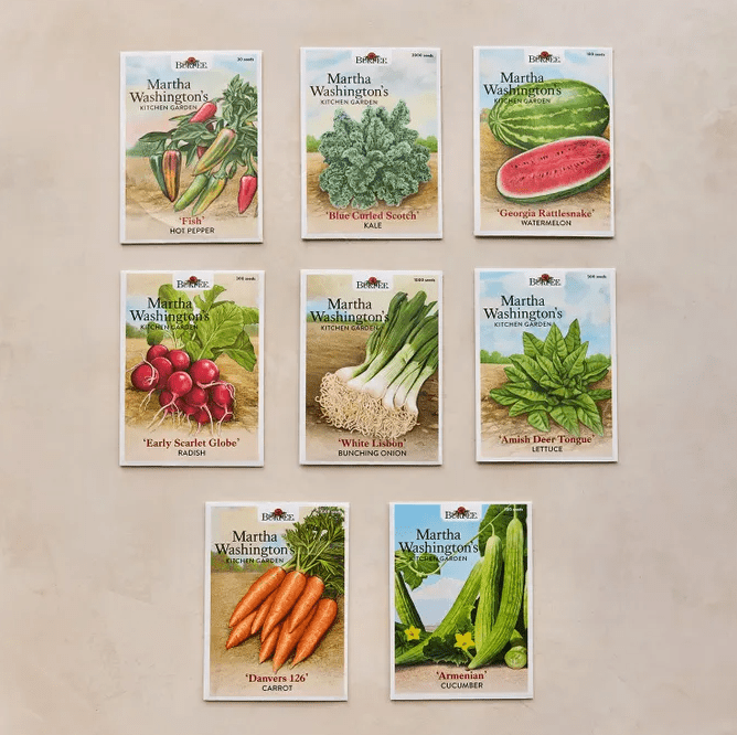 kitchen garden seed Martha Washington's Kitchen Garden