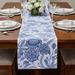 Matilda Blue & White Table Runner 72" - The Shops at Mount Vernon