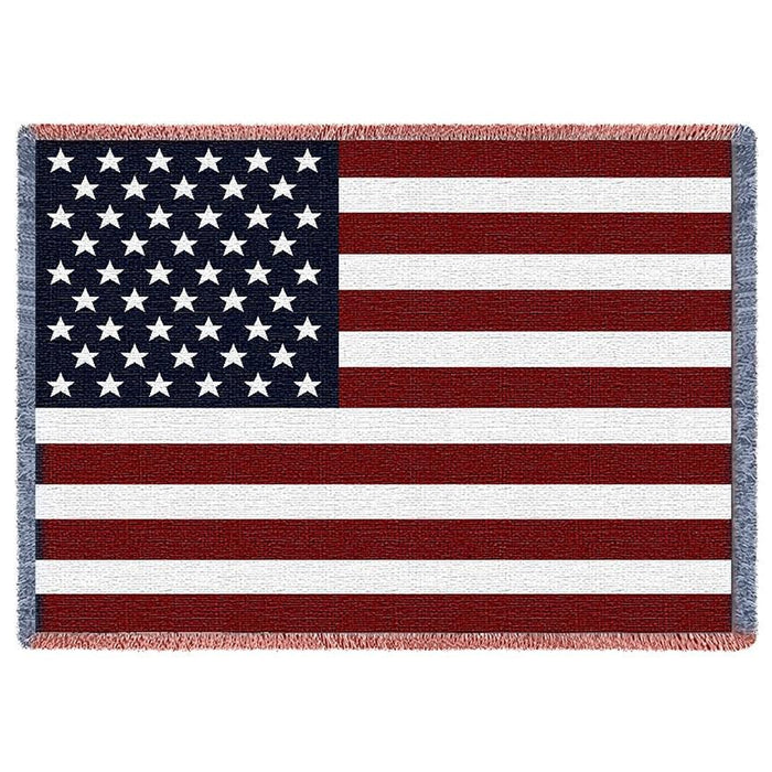 Mini American Flag Throw - The Shops at Mount Vernon