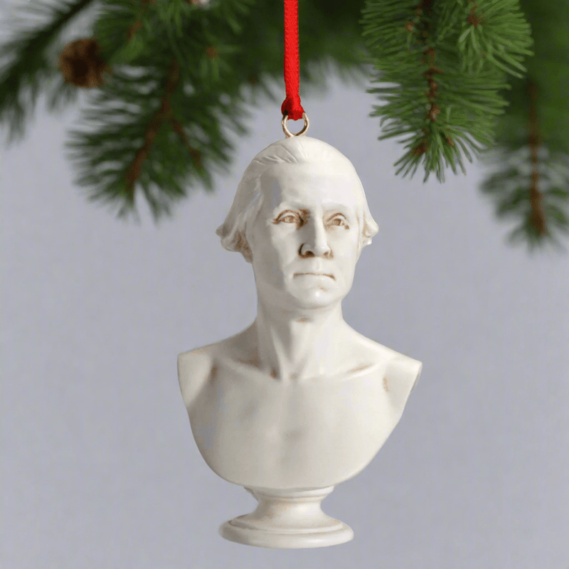 Mini George Washington Bust Ornament - The Shops at Mount Vernon