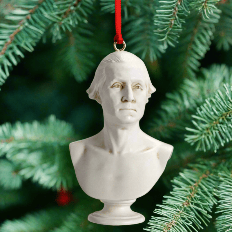 Mini George Washington Bust Ornament - The Shops at Mount Vernon