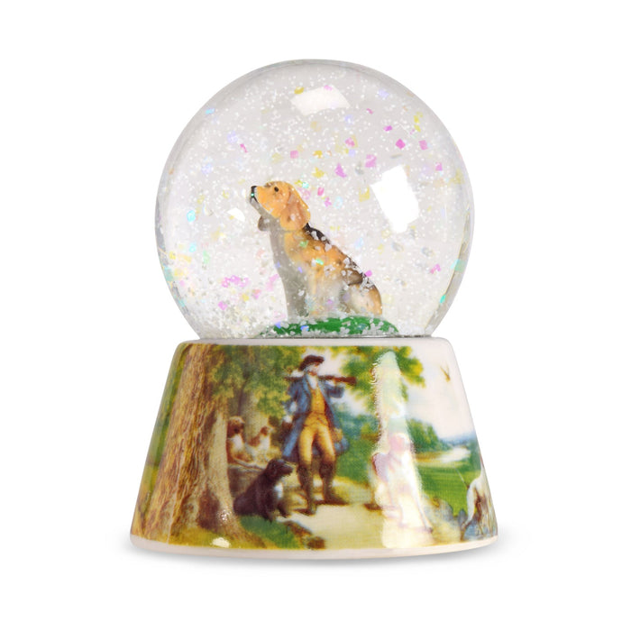 Mini George Washington’s Dog Snow Globe - The Shops at Mount Vernon