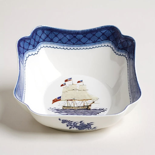 Mottahedeh Constitution Small Square Bowl - The Shops at Mount Vernon