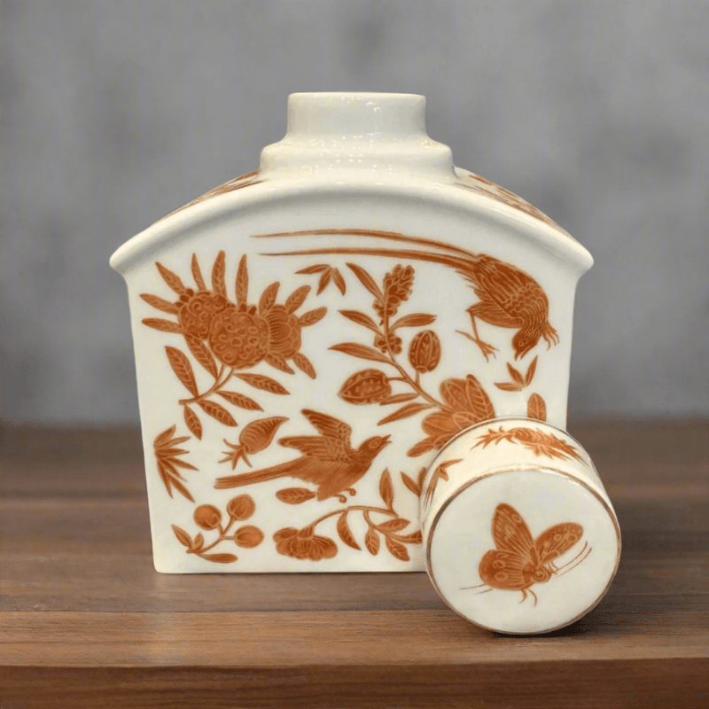 Mottahedeh Sacred Bird & Butterfly Tea Flask - The Shops at Mount Vernon