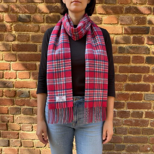 Mount Vernon 1776 Independence Tartan Scarf - The Shops at Mount Vernon