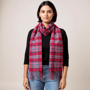 Mount Vernon 1776 Independence Tartan Scarf - The Shops at Mount Vernon