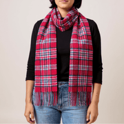 Mount Vernon 1776 Independence Tartan Scarf - The Shops at Mount Vernon