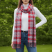 Mount Vernon 1776 Independence Tartan Viscose Scarf - Oversize - The Shops at Mount Vernon