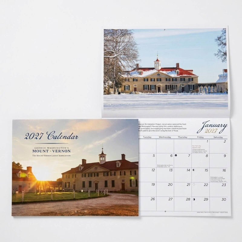 Mount Vernon 2027 Calendar - The Shops at Mount Vernon