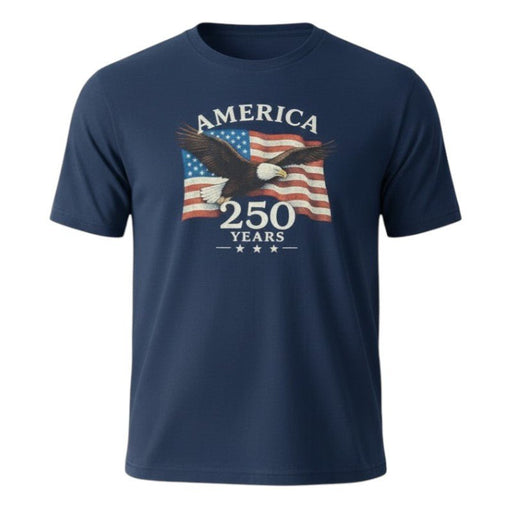 Mount Vernon 250 Eagle Flag T-Shirt – Navy - The Shops at Mount Vernon