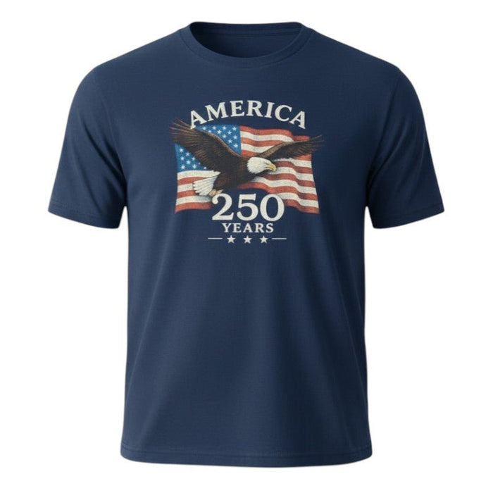 Mount Vernon 250 Eagle Flag T-Shirt – Navy - The Shops at Mount Vernon