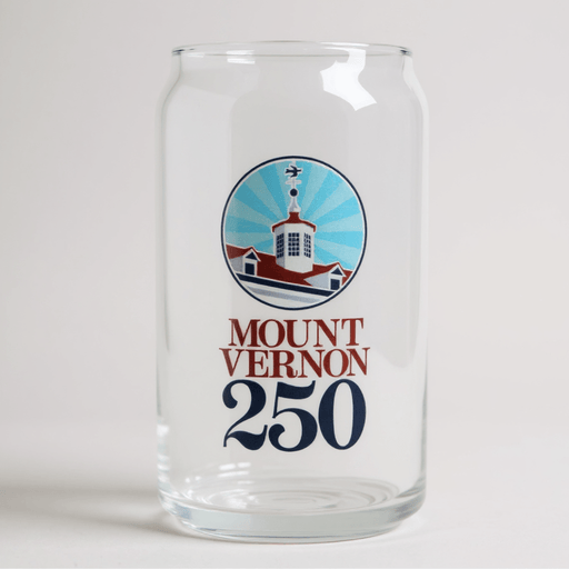 Mount Vernon 250th Can Glass - The Shops at Mount Vernon